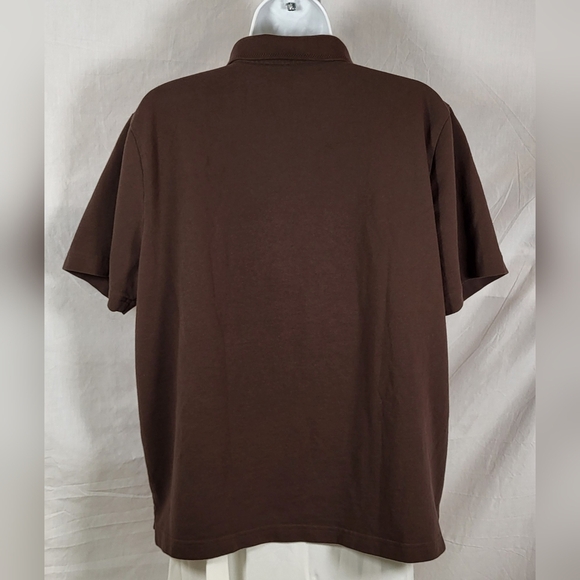 KIM ROGERS Traditional Short Sleeve Brown Polo Shirt - Size XL or Plus Size 16 - Picture 2 of 4